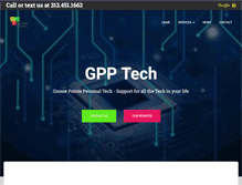 Tablet Screenshot of gpptech.com